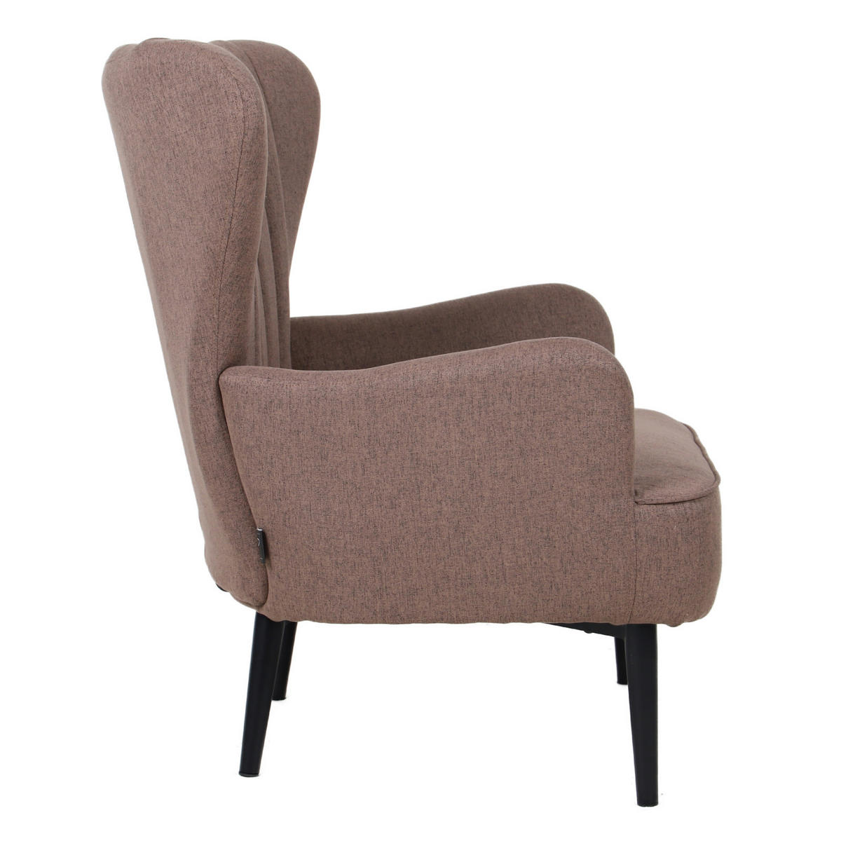 OHRENSESSEL Arthur Stoff - Braun, Textil (76/89/78cm) - SVITA