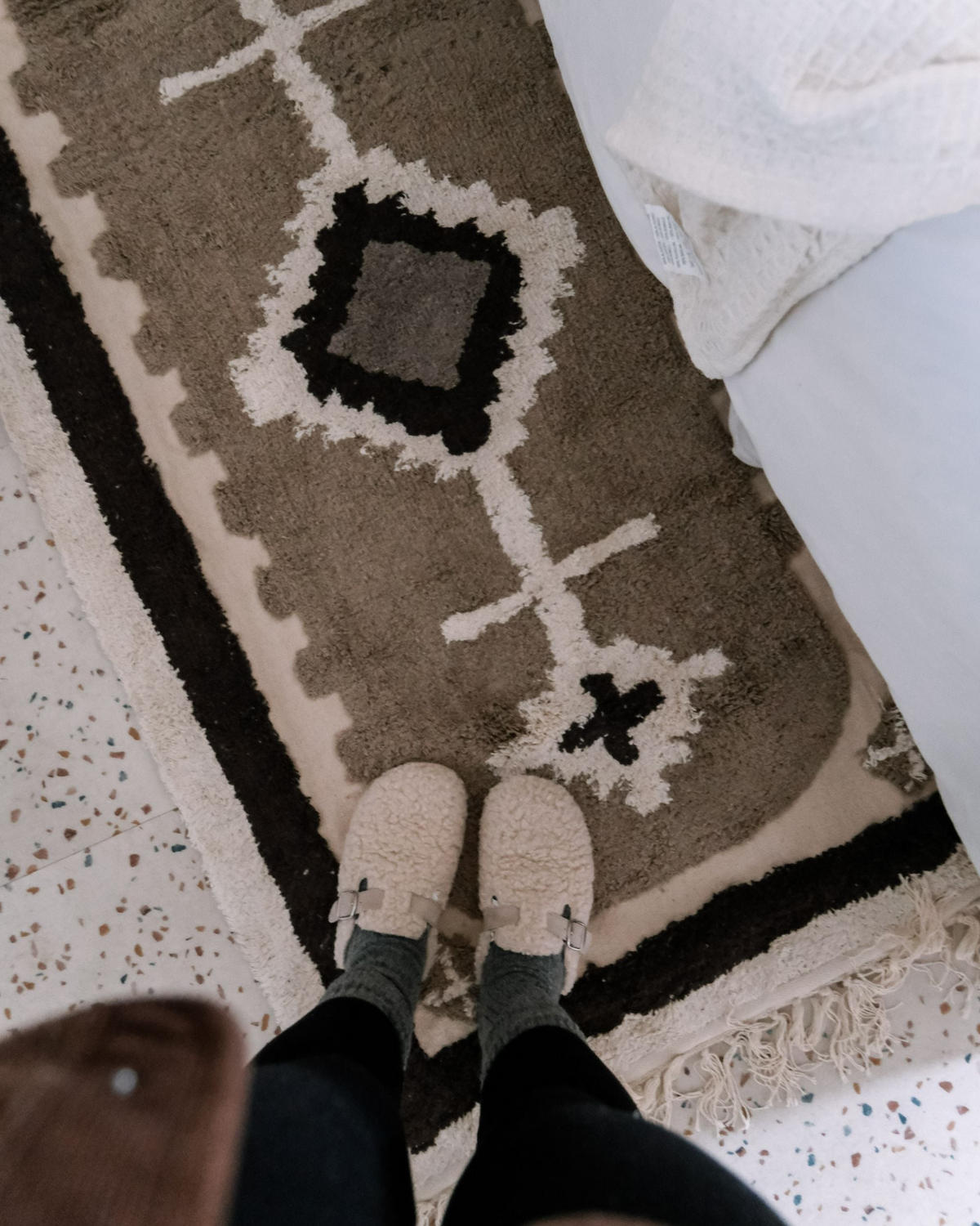 KURZFLOR-TEPPICH Geyve 150/80 cm - Beige, Textil (80/150cm) - Beliani