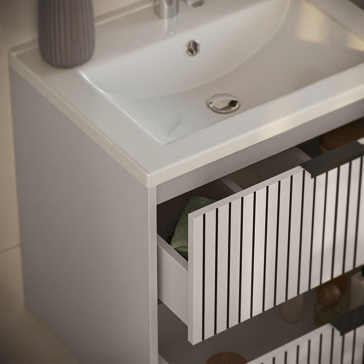 KOUPELNOVÝ NÁBYTEK Ruford Kašmír - kašmírová, kompozitní dřevo (60.2/45/3.2cm) - Vicco