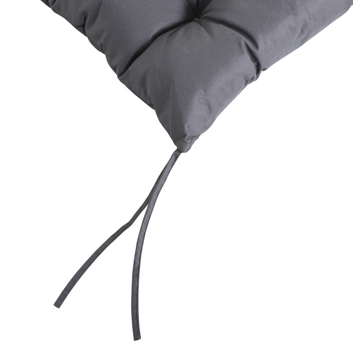 SESSELAUFLAGEN Dunkelgrau 2 Stück - Dunkelgrau, Kunststoff (50/8/98cm) - GiPP