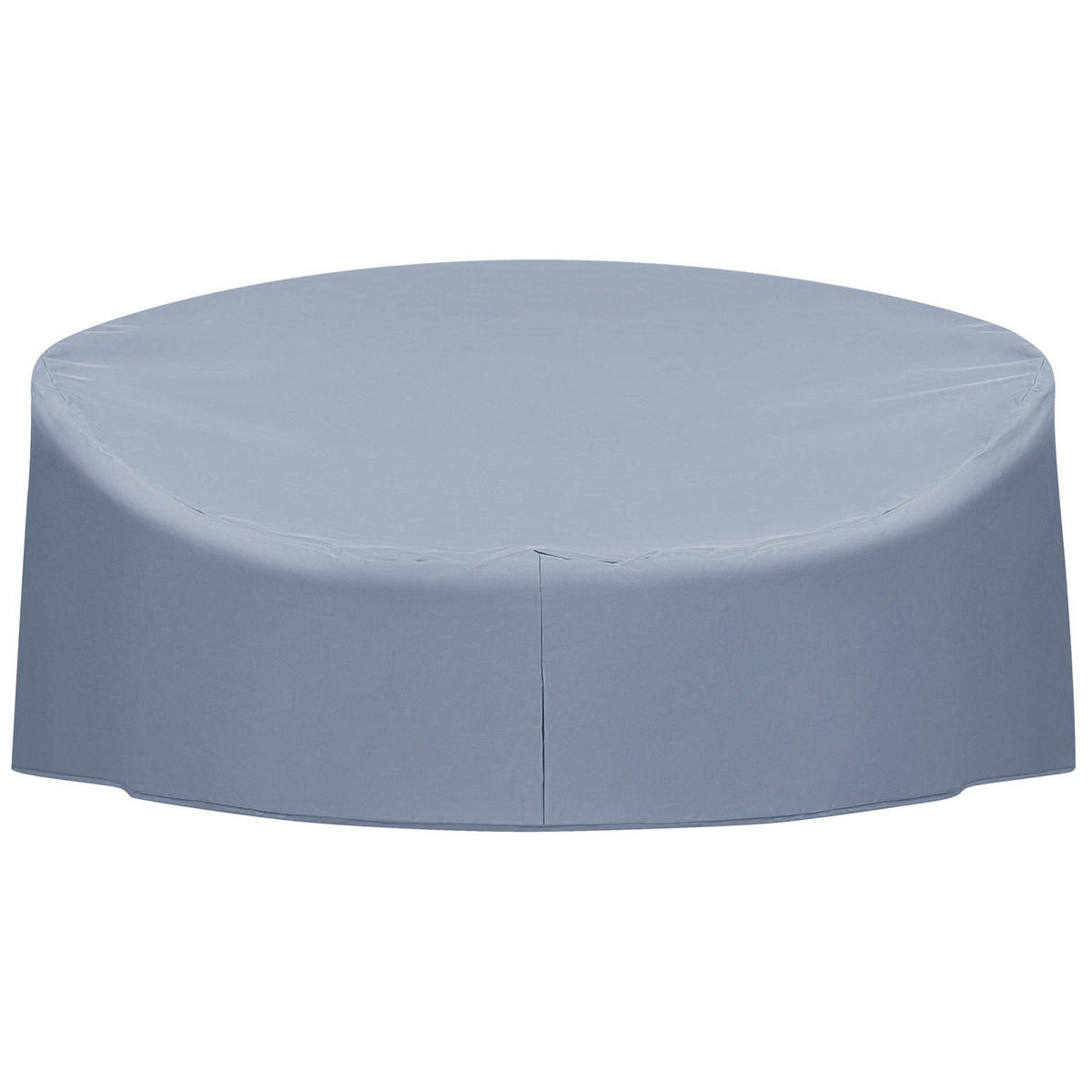 REGENSCHUTZ für Sonneninsel SYLT 165/140/75 cm Chuva - Grau, Kunststoff (165/75/140cm) - Beliani