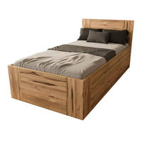 MASSIVHOLZBETT 90/200 cm aus Kernbuche - Braun, Holz (90/200cm) - MeinMassivholz