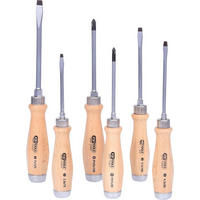 ERGOTORQUE WOODMAX SCHLAG-SCHRAUBENDREHER-SATZ, 6-TLG - Multicolor, Kunststoff/Metall (34/19/45cm) - KS Tools
