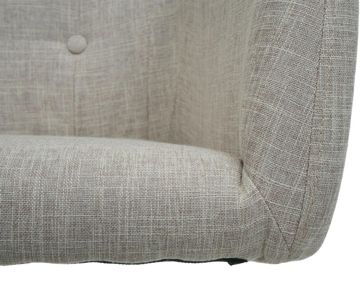 DREHSTUHL HxBxT 95x57x62cm Sitzhöhe 43cm mit Armlehne Stoff/Textil Creme - Creme, Textil (57/95/62cm) - PROREGAL
