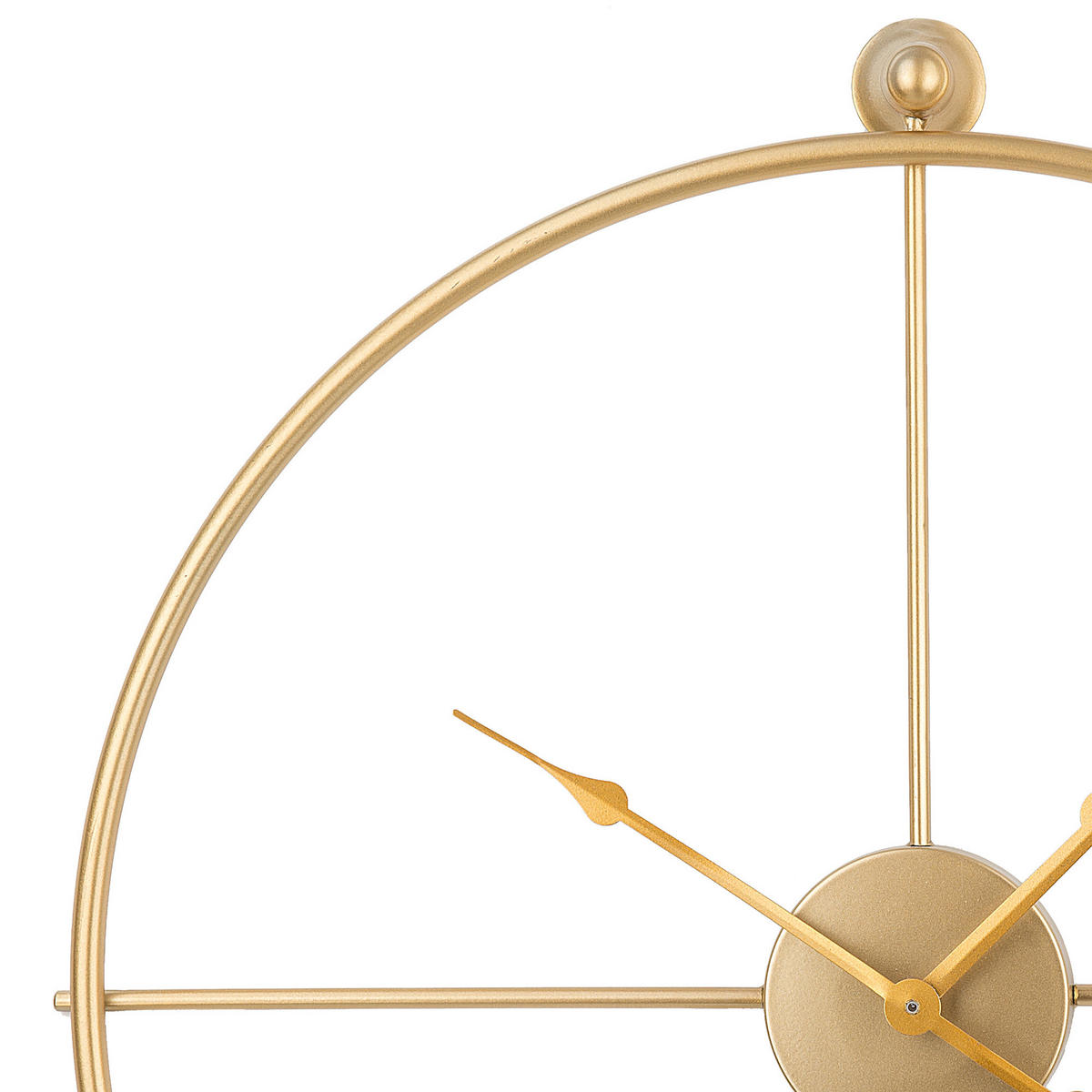 WANDUHR Metall gold Zuchwil - Goldfarben, Metall (50/50/2cm) - Beliani
