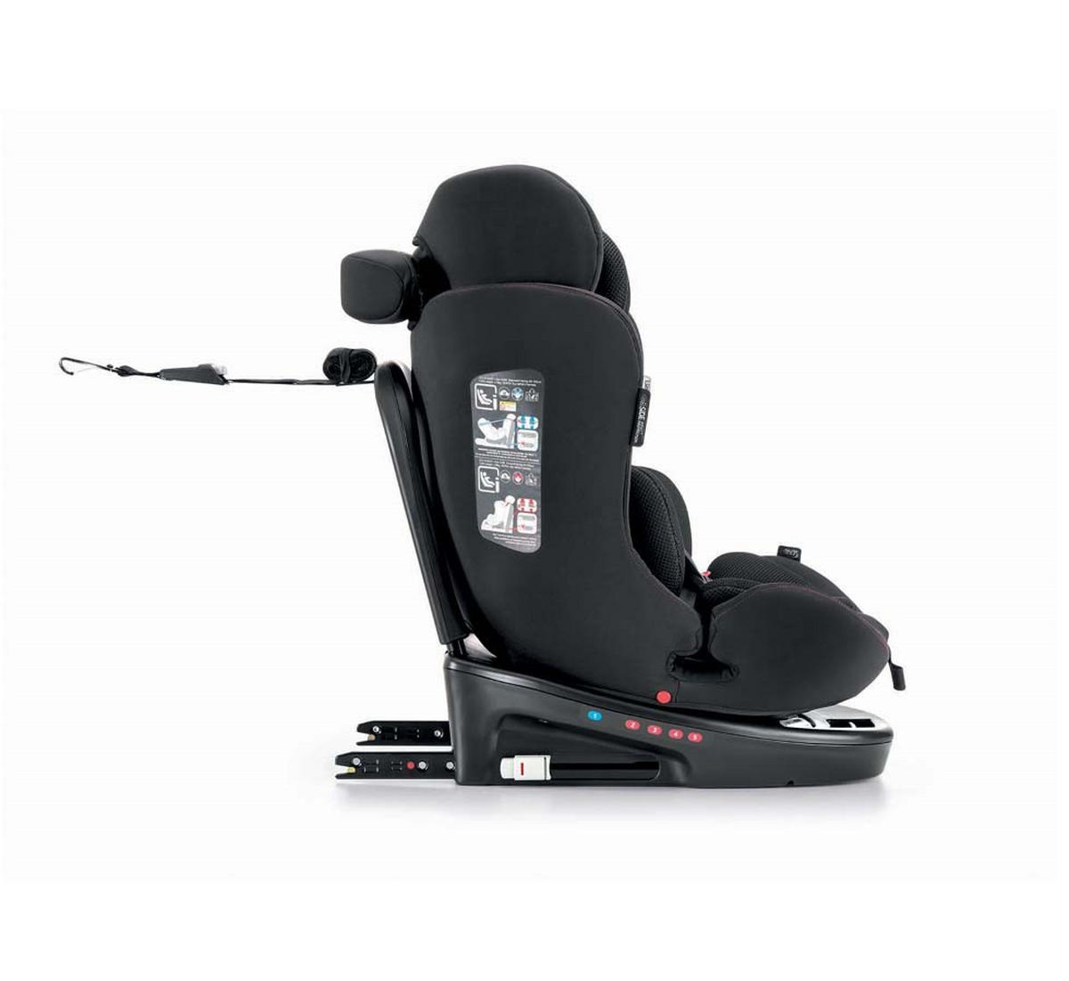 KINDERAUTOSITZ Tour I-Size Autositz - Schwarz, Kunststoff (219/470/315cm) - Cam il Mondo del Bambino S.p.A.