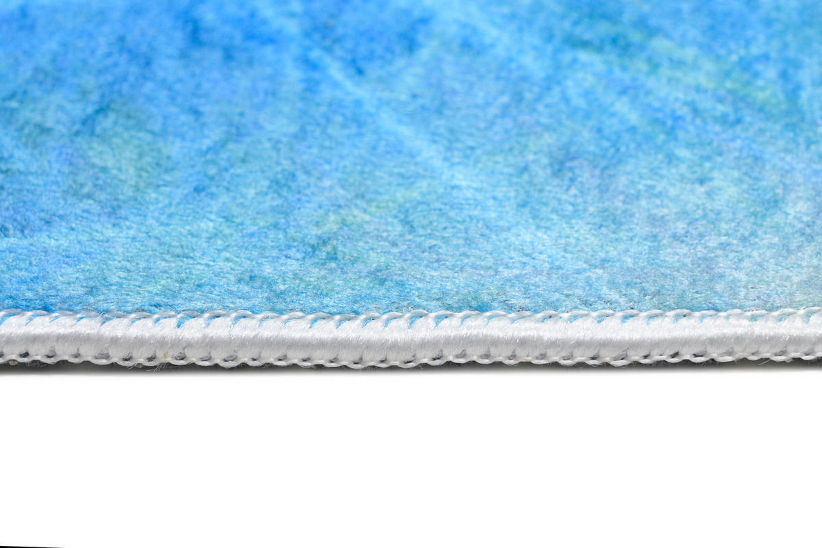 TEPPICH TOSCANA Hellblau 120/170 cm - Hellblau, Textil (120/170cm) - Tapiso