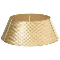 WEIHNACHTSBAUMKRAGEN 25 cm Gold Lapua - Goldfarben, Metall (25cm) - Beliani