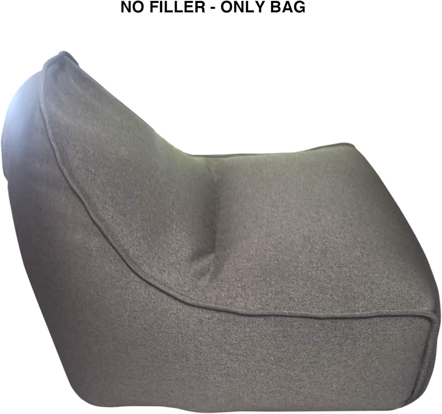 SITZSACKBEZUG Grau 90/80/70 cm - Grau, Textil (90/80cm) - Mobili Rebecca