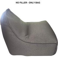SITZSACKBEZUG Grau 90/80/70 cm - Grau, Textil (90/80cm) - Mobili Rebecca
