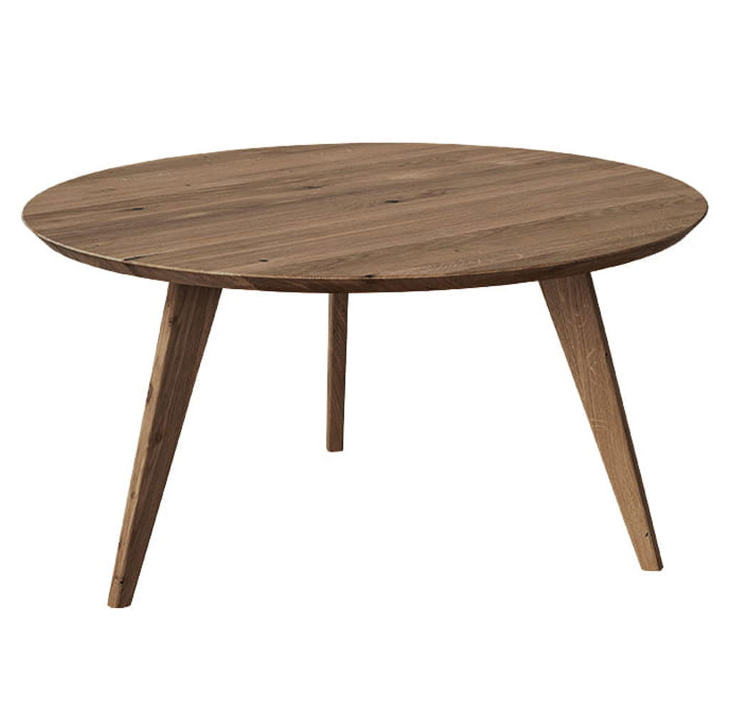 COUCHTISCH Orbetello Eiche Tabacco 90 / 90 / 48cm - Dunkelbraun, Holz (90/90/48cm) - Feldmann-Wohnen