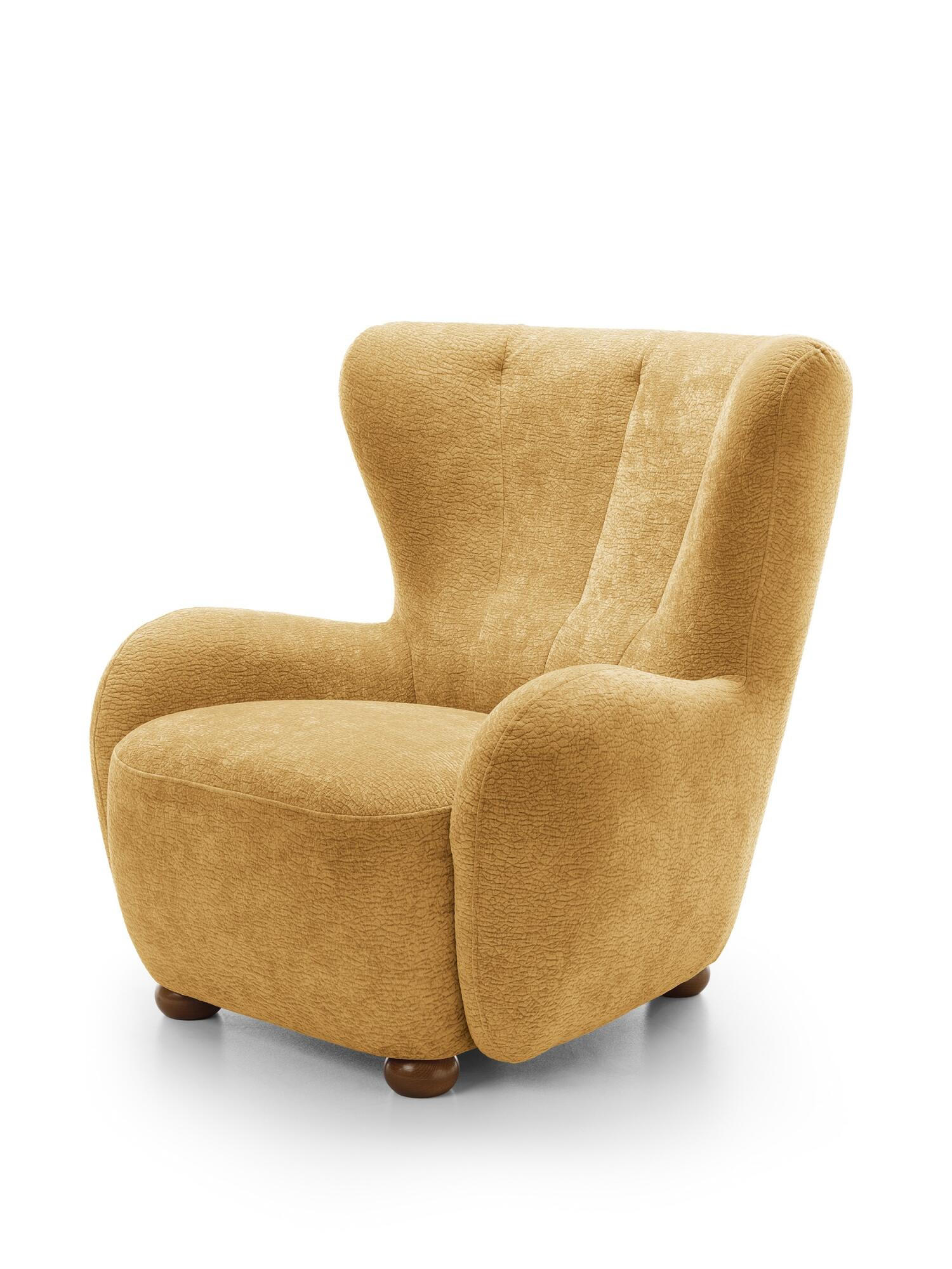 SESSEL CIRO Gelb 88x100x91 cm - Gelb, Textil (88/91/100cm) - FURNLUX