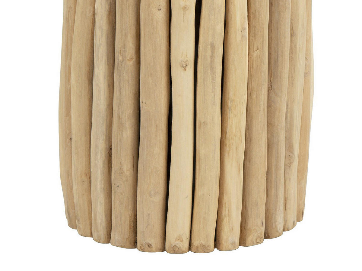 BEISTELLTISCH - 35 cm x 35 cm - holz - naturfarben hell Lutiana - Naturfarben, Holz (35/35/46cm) - Vente-Unique