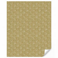TAPETE - Fächer - Geometrisch - Grün - 220x280 cm - Goldfarben, Papier (220/280cm) - OnlyWow