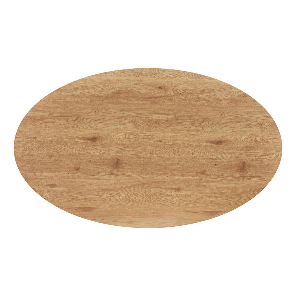 ESSTISCH OVAL AVENTIS - Light Oak, 200 x 120 cm - Hellbraun, Holz (200/120/4cm) - Home Deluxe