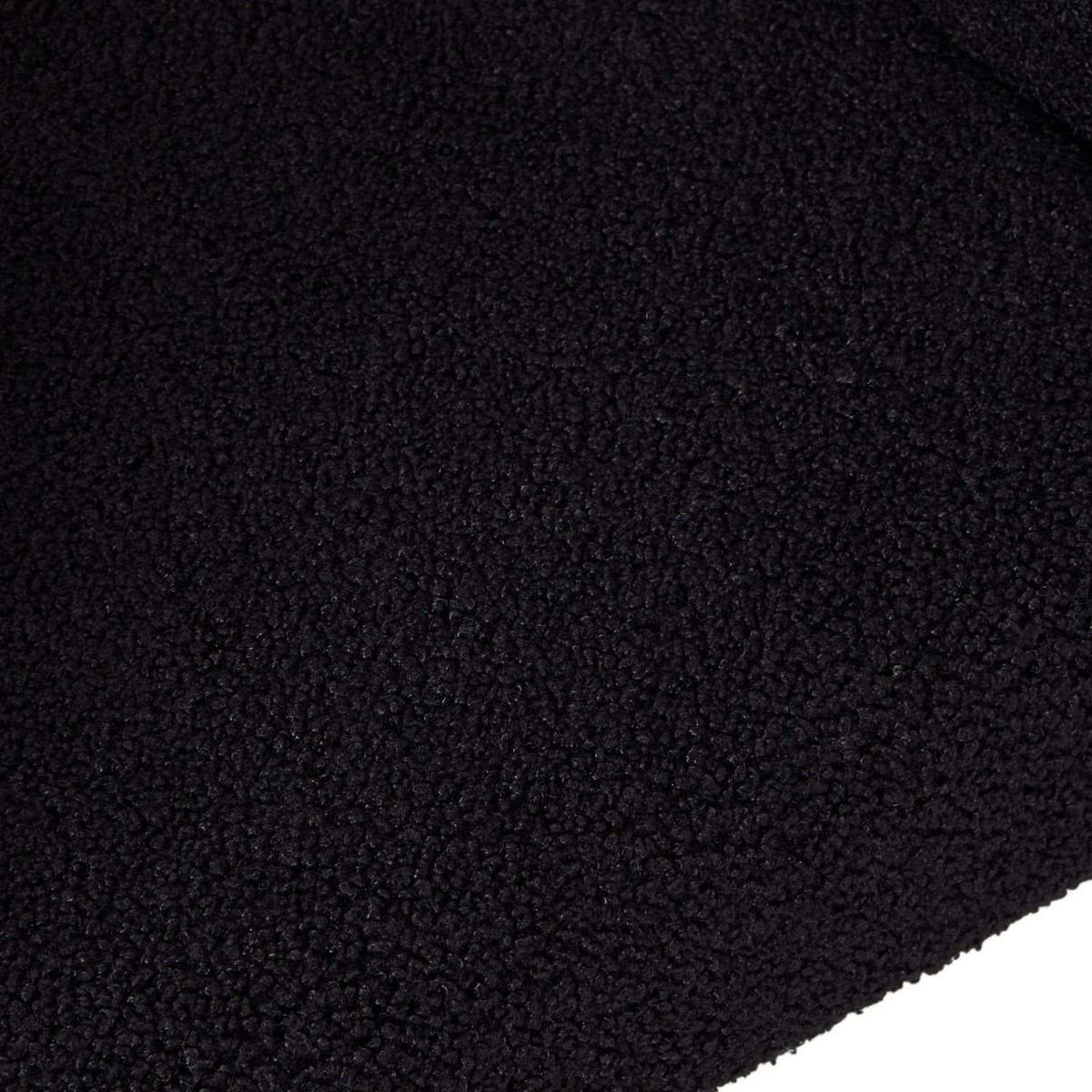 ARMLEHNSTUHL-SET 2 Stück in Teddystoff - Schwarz, Textil/Metall (57/81/56cm) - Furnhouse