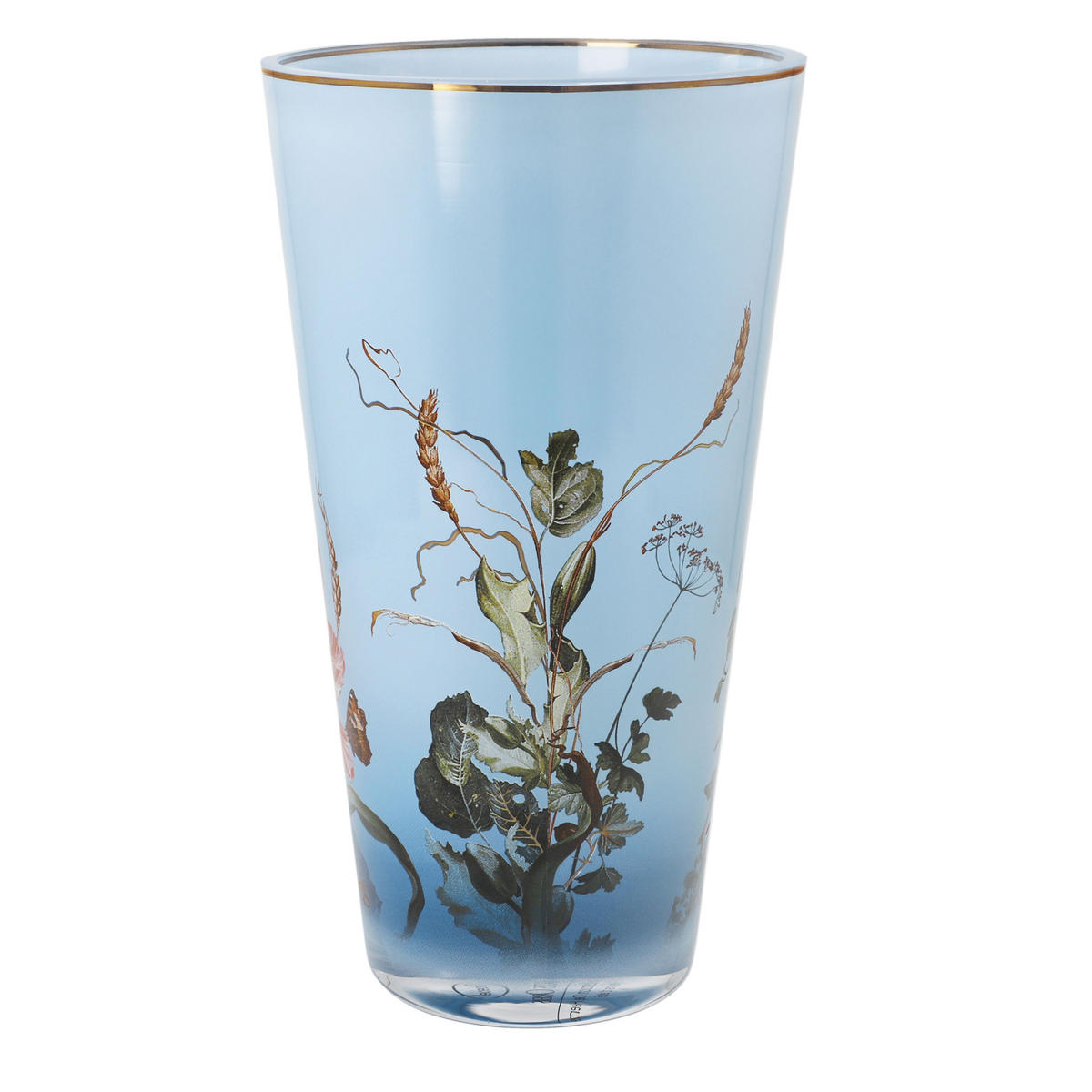 VASE De Heem - Sommerblumen, Glas, Bunt, 20 cm - Multicolor, Glas (20cm) - Goebel