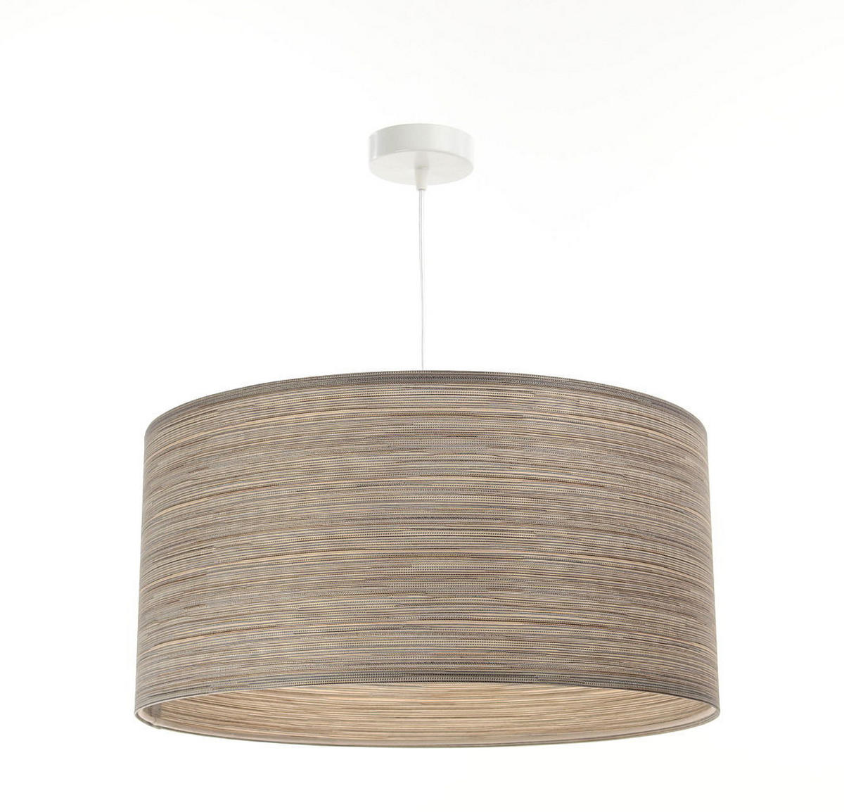 HÄNGELEUCHTE Grau 50/25 cm - Beige/Grau, Kunststoff (50/0.6/25cm) - ONZENO