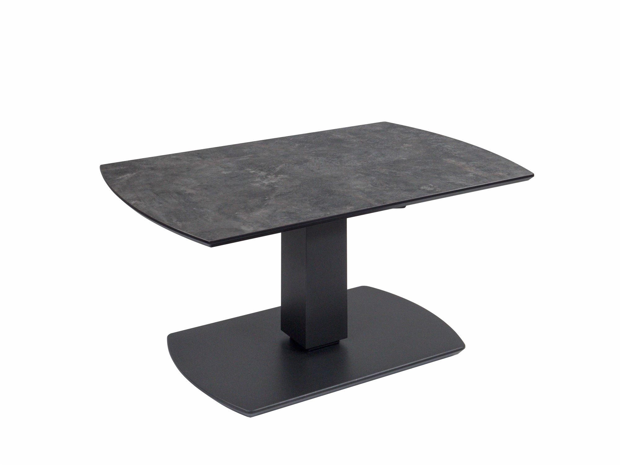 COUCHTISCH höhenverstellbar Charine 100x48x62 HPL Anthrazit/Metal Rock - Schwarz, Holzwerkstoff (100/62/62cm) - 58aufmkessel