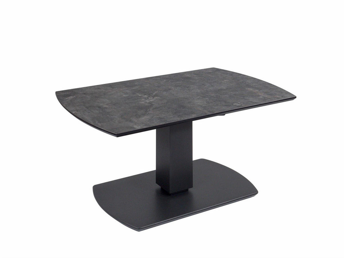 COUCHTISCH höhenverstellbar Charine 100x48x62 HPL Anthrazit/Metal Rock - Schwarz, Holzwerkstoff (100/62/62cm) - 58aufmkessel