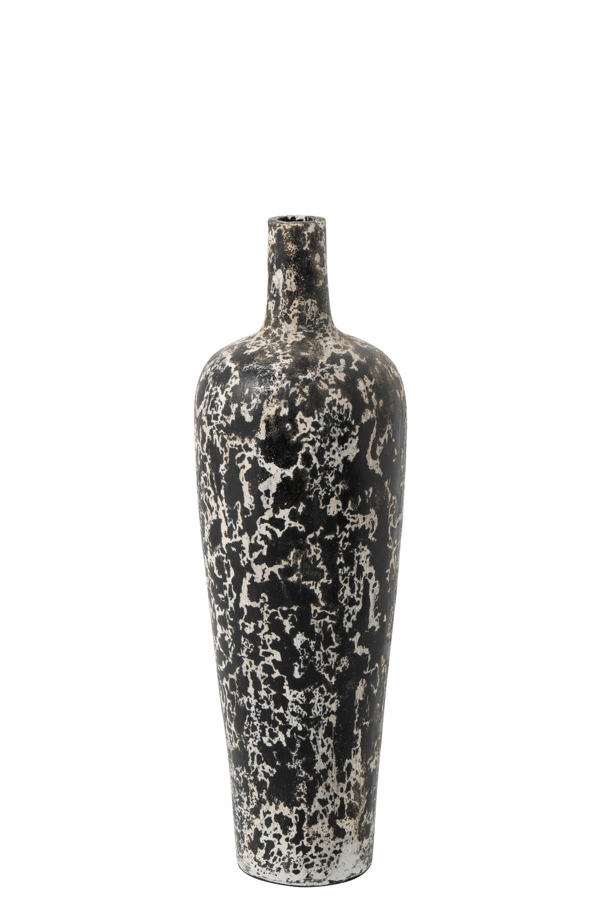 VASE RUBY Schwarz - Schwarz, Keramik (80cm) - J-Line