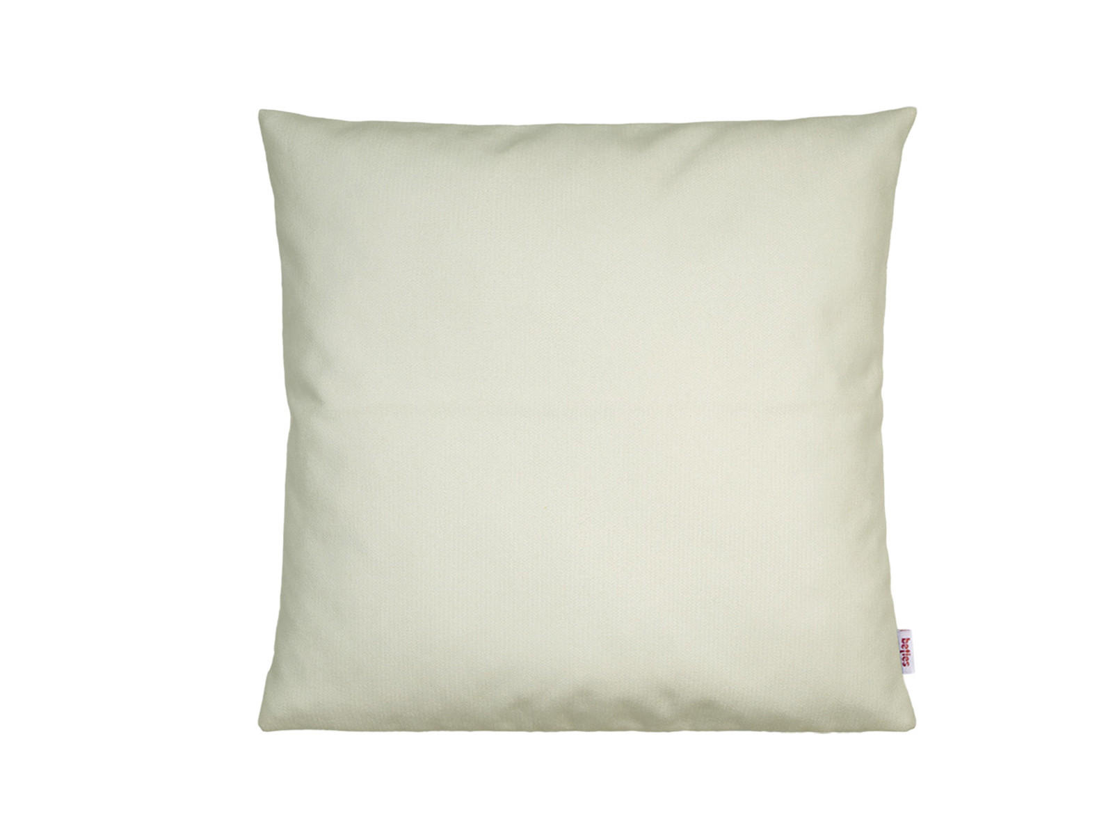 KISSENHÜLLE FarbTon Chenille-Haptik sahne-weiß 40/40 cm - Ecru, Textil (40/40cm) - beties Heimtextil