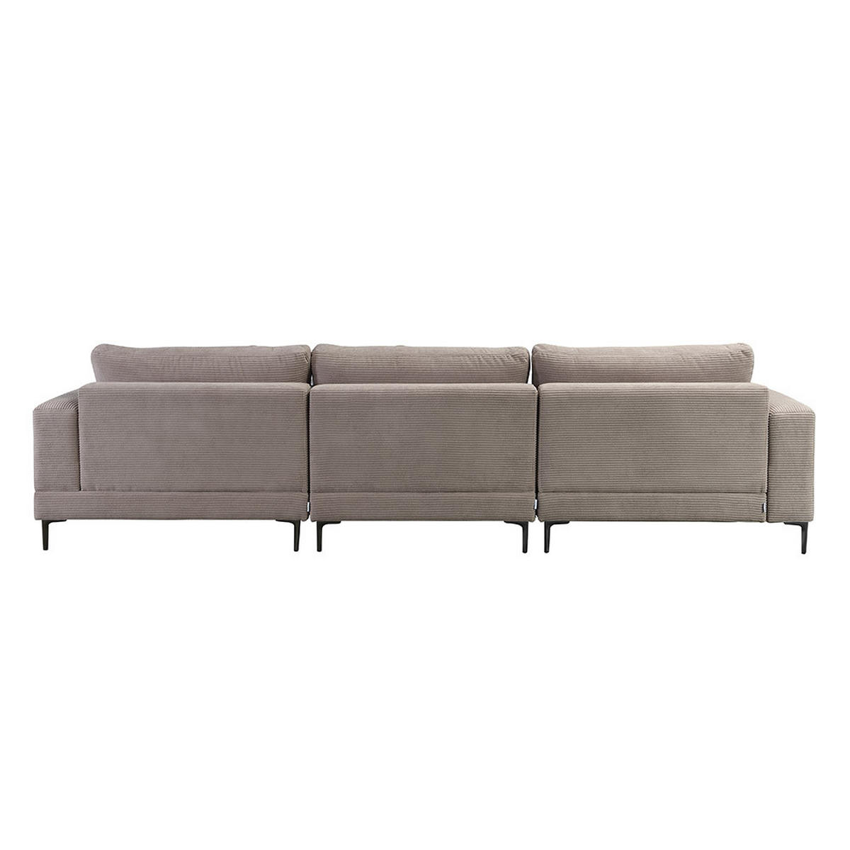 SOFA BELLANO - Beige, L - Links - Beige, Holz/Kunststoff (340/188cm) - Home Deluxe