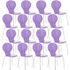 BESUCHERSTUHL 16er Set Holz lila - Lila, Holz (43/86/45cm) - CLP