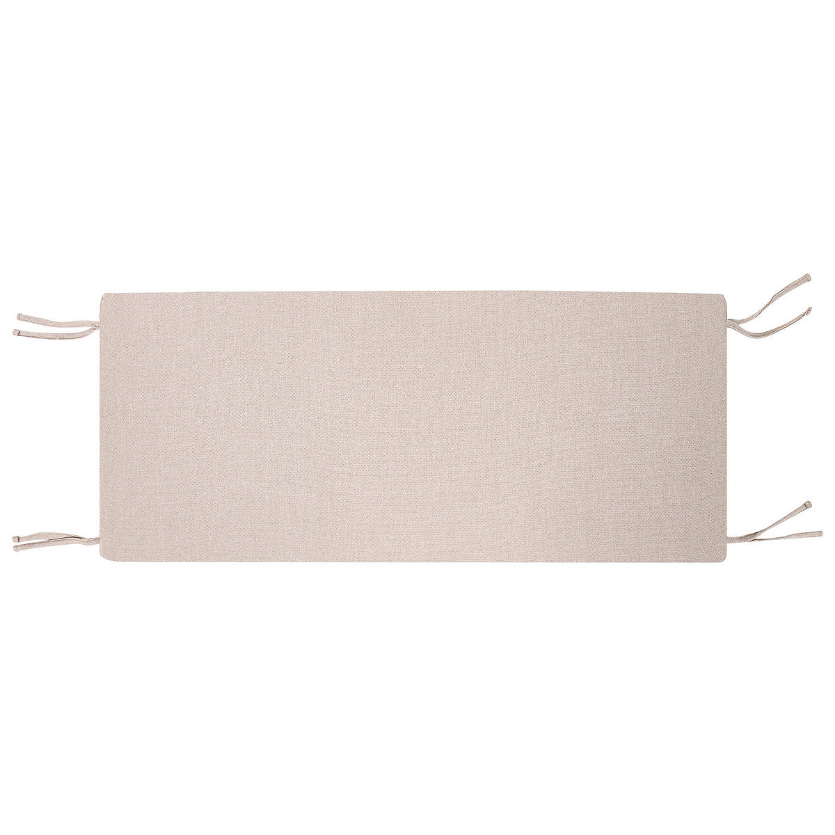 ZAHRADNÍ LAVICE s podložkou 120 cm s úložným prostorem Akáciové dřevo Béžová Sovana - hnědá/béžová, dřevo (120/91/60cm) - Beliani