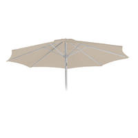 ERSATZ-BEZUG FÜR SONNENSCHIRM Cremeweiß - Weiß, Textil (300/300cm) - MCW
