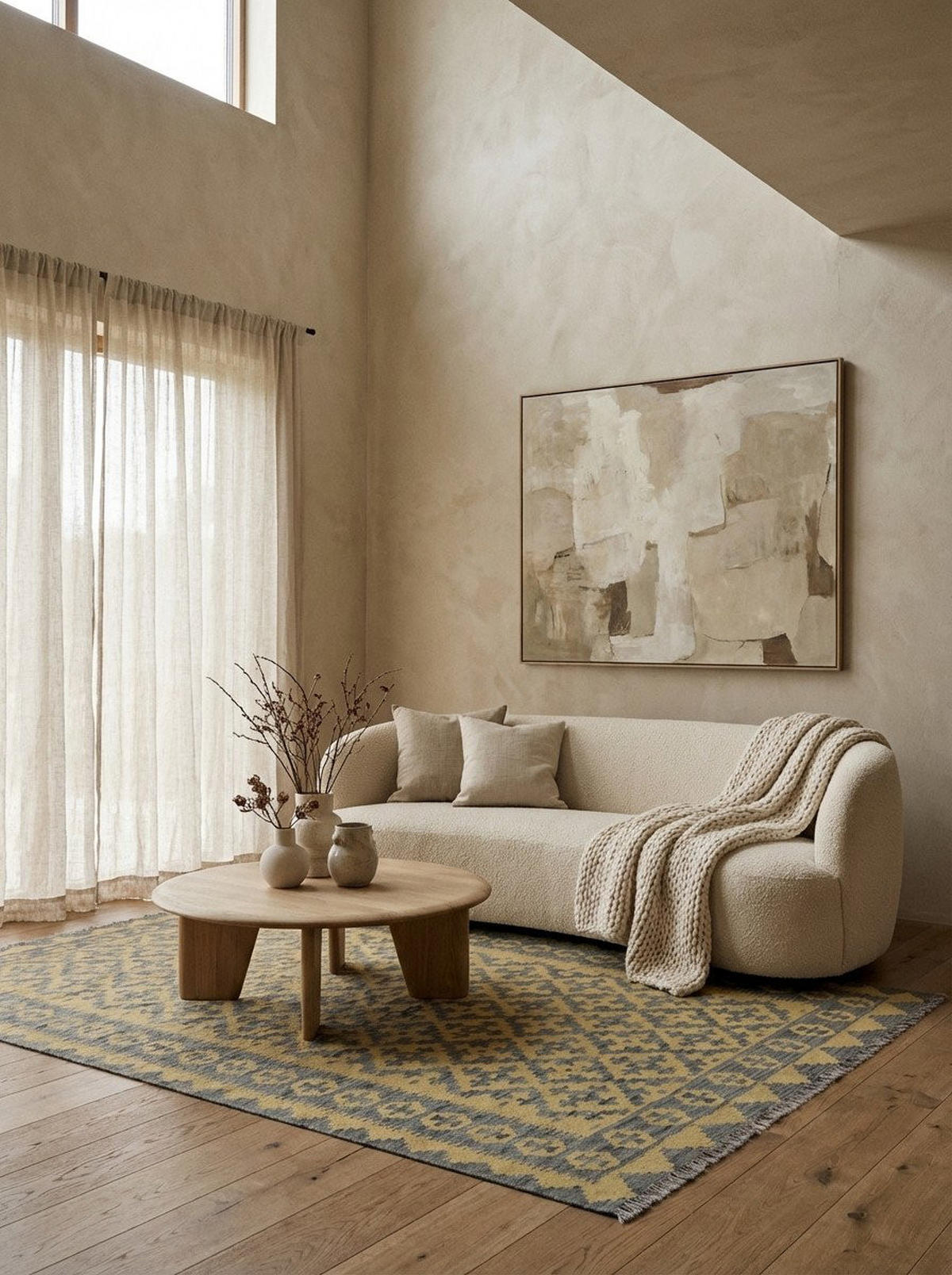 HANDWEBTEPPICH Kelim Gashgai Gelb 234/165 cm Schurwolle - Gelb, Textil (165/234cm) - Looma