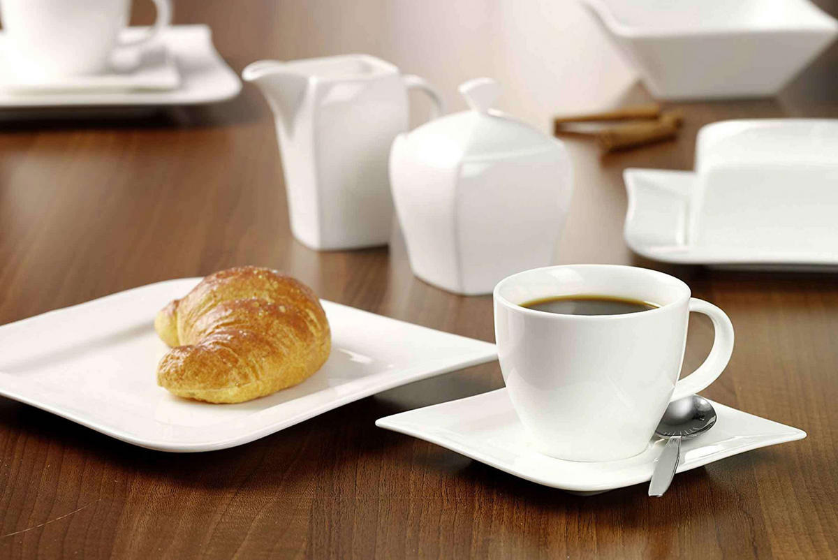 MILCH UND ZUCKER-SET Melodie weiß 2er Set - Weiß, Keramik (1/1cm) - Ritzenhoff Breker