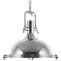 HÄNGELEUCHTE Ebron 38/38/94 cm - Silberfarben, Metall (38/38/94cm) - Beliani