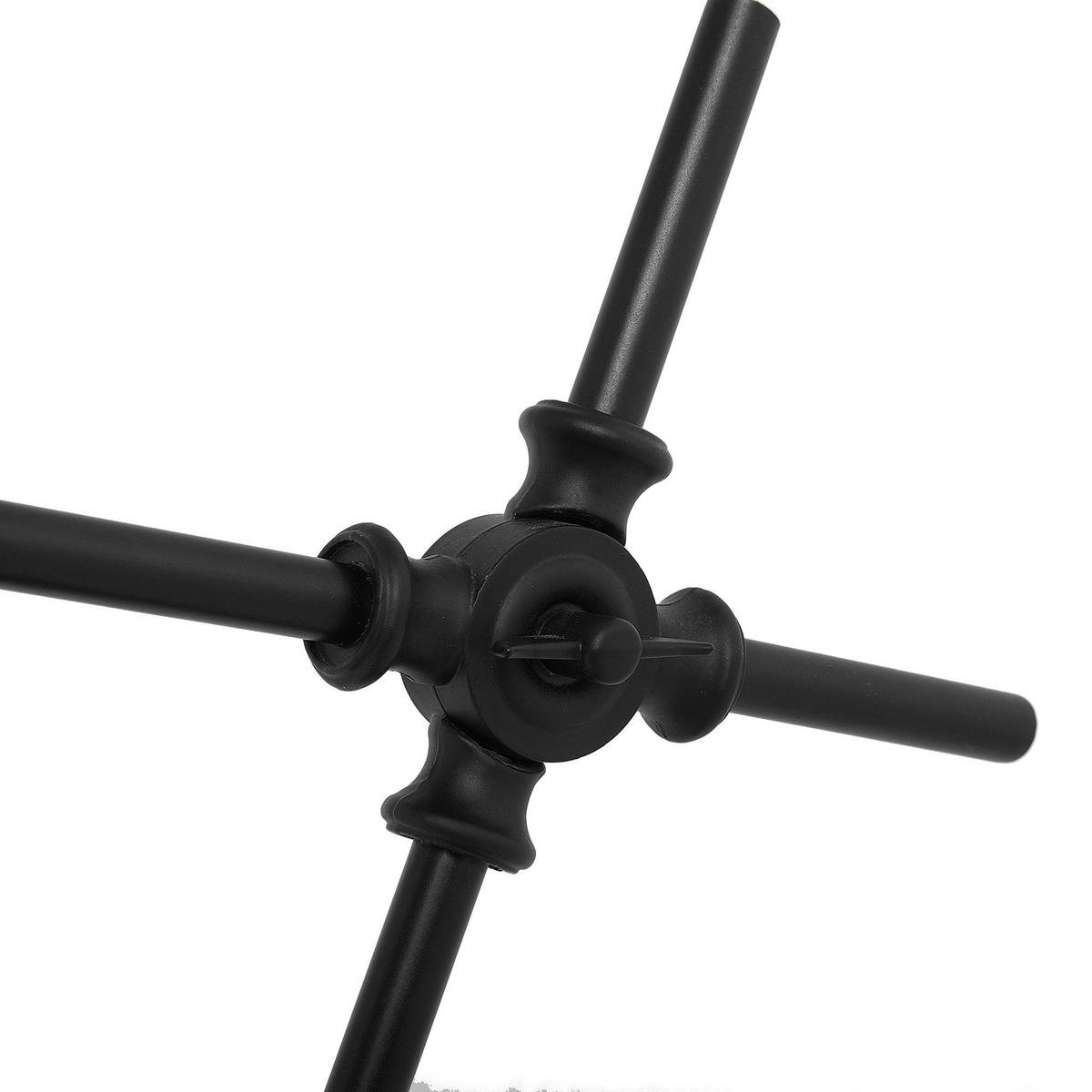 SCHREIBTISCHLAMPE Horton 16/15/56 cm - Schwarz, Metall (16/15/56cm) - Beliani