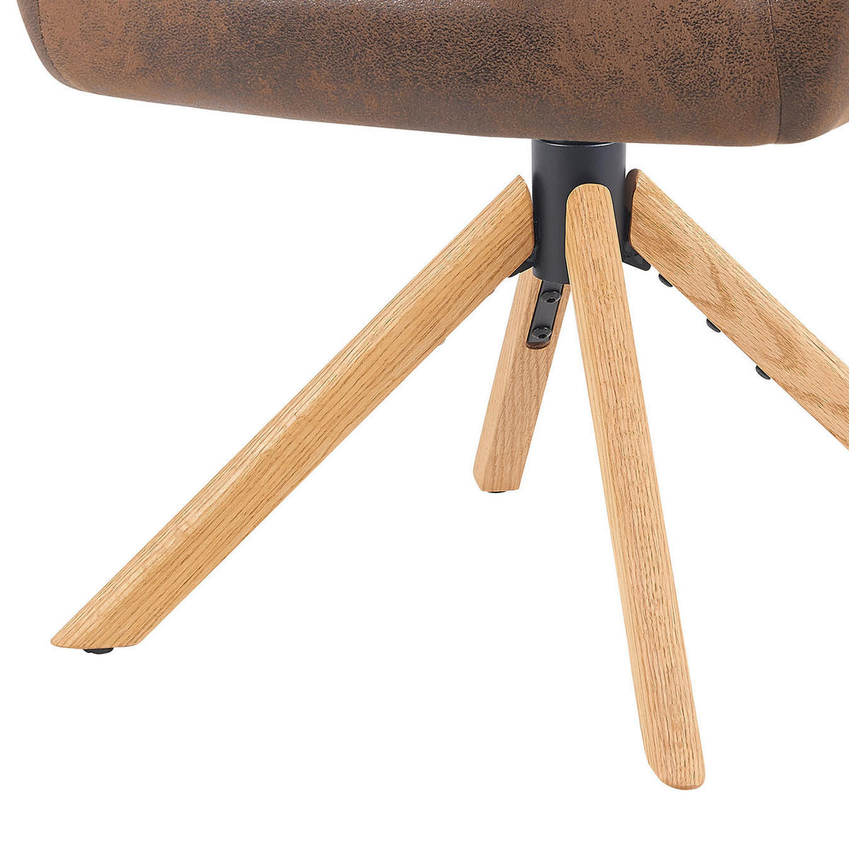 ARMLEHNSTUHL Mika-Luis 2er-Set - Honigeiche/Braun, Eichenholz/Holz (60/82/61cm) - DUBI Möbel