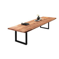 ESSTISCH VALIN - Beige/Schwarz, Holz/Metall (120/280/79cm) - SAM