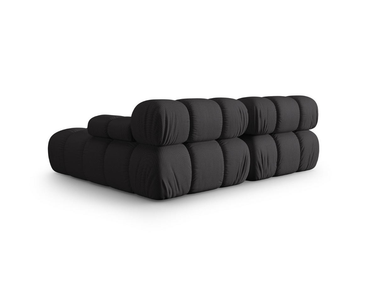 ECKSOFA modular rechts Bellis aus 3D-Stoff Expresso 3 Sitzplätze - Graubraun, Textil (155/188cm) - Micadoni