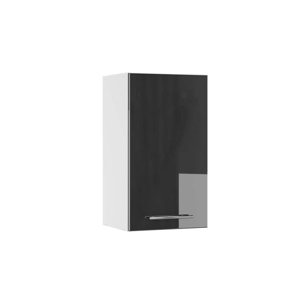 HÄNGESCHRANK Fame-Line Anthrazit Hochglanz 40 cm - Anthrazit/Weiß, Holzwerkstoff (40/72/34.1cm) - Vicco