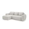 ECKSOFA Gaston Mit Schlaffunktion - Beige, Holzwerkstoff/Textil (304/190cm) - Fun Möbel