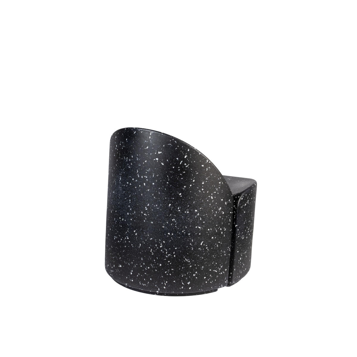 SESSEL Bloom Schwarz - Schieferfarben, Kunststoff (69/70/72cm) - Zuiver