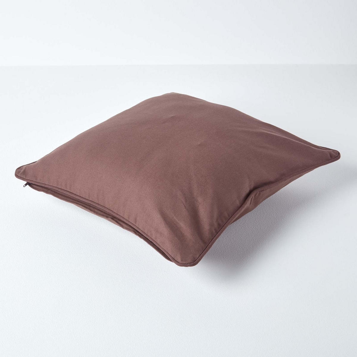 KISSENHÜLLE braun 45/45 cm, 100% Baumwolle - Braun, Textil (45/45cm) - Homescapes