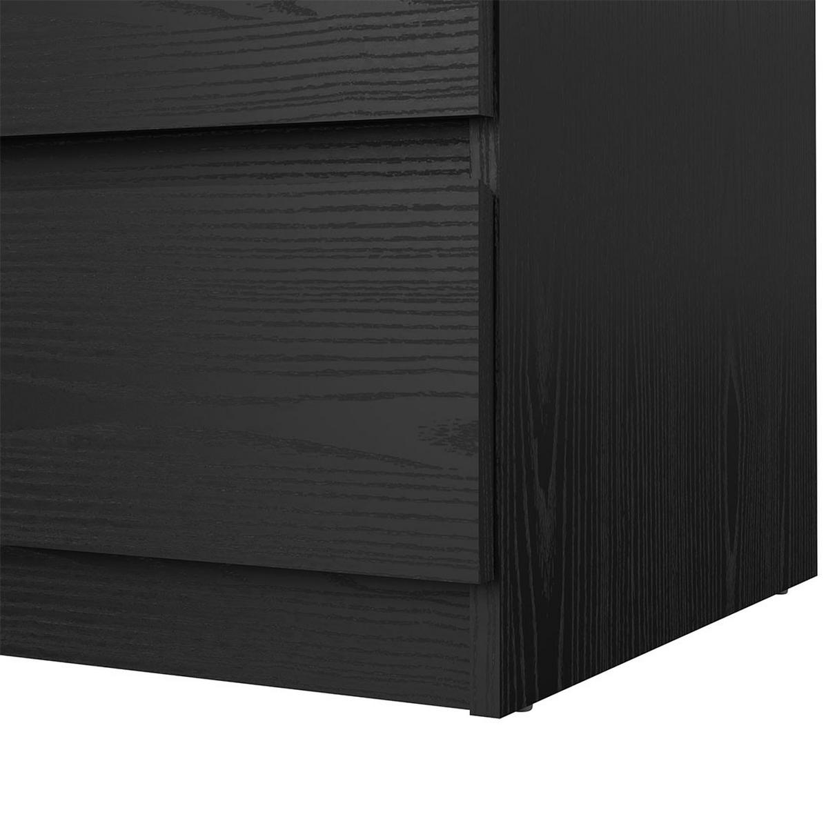 KOMMODE, Naia, Schwarz, Holzwerkstoff, 77 x 50 x 68 cm - Schwarz, Holzwerkstoff (77/68/50cm) - ebuy24