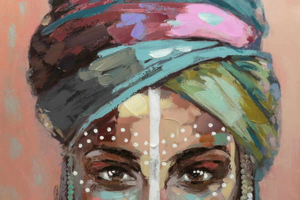 ÖLGEMÄLDE 70/100 cm - Multicolor, Holz/Textil (1.76/100cm) - KUNSTLOFT