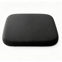 SITZKISSEN aus Memory-Schaum – 40 x 40 x 4 cm-Schwarz - Schwarz, Textil (40/40cm)