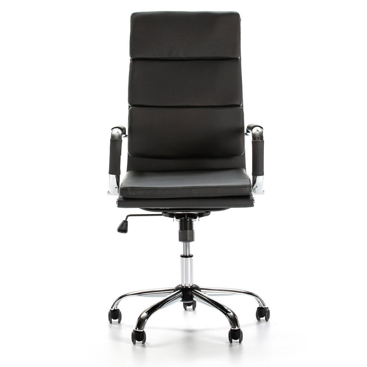 SCAUN rotativ Morgan cu funcție de pat, negru - negru, blană (71/110/54cm) - VS Venta-stock