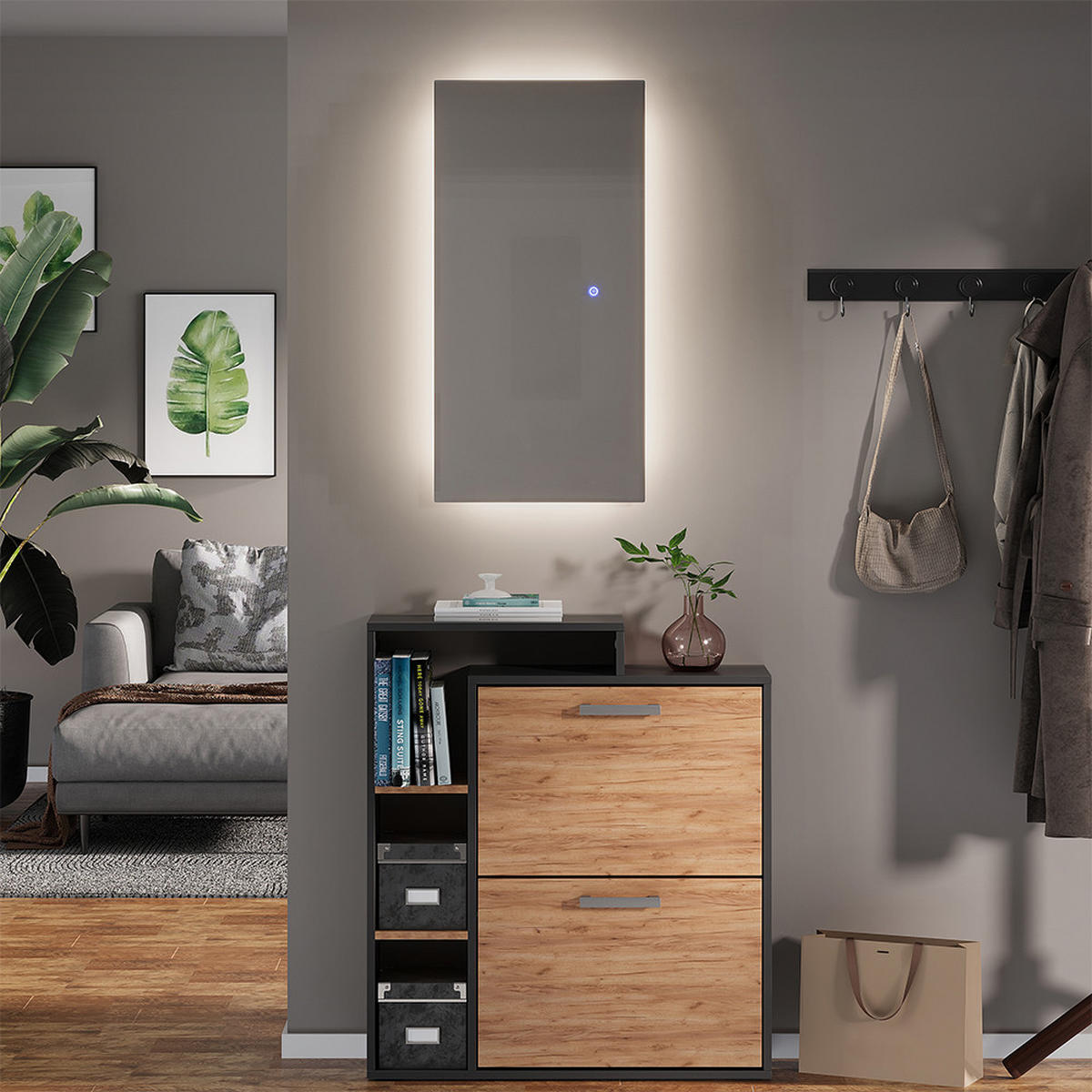 KOUPELNOVÉ ZRCADLO Miral Sklo - čirá, sklo (80/2.8/40cm) - Vicco