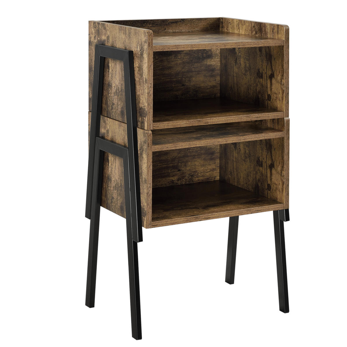 NACHTTISCH Andernach - Braun, Holzwerkstoff (42/52/35cm) - [en.casa]