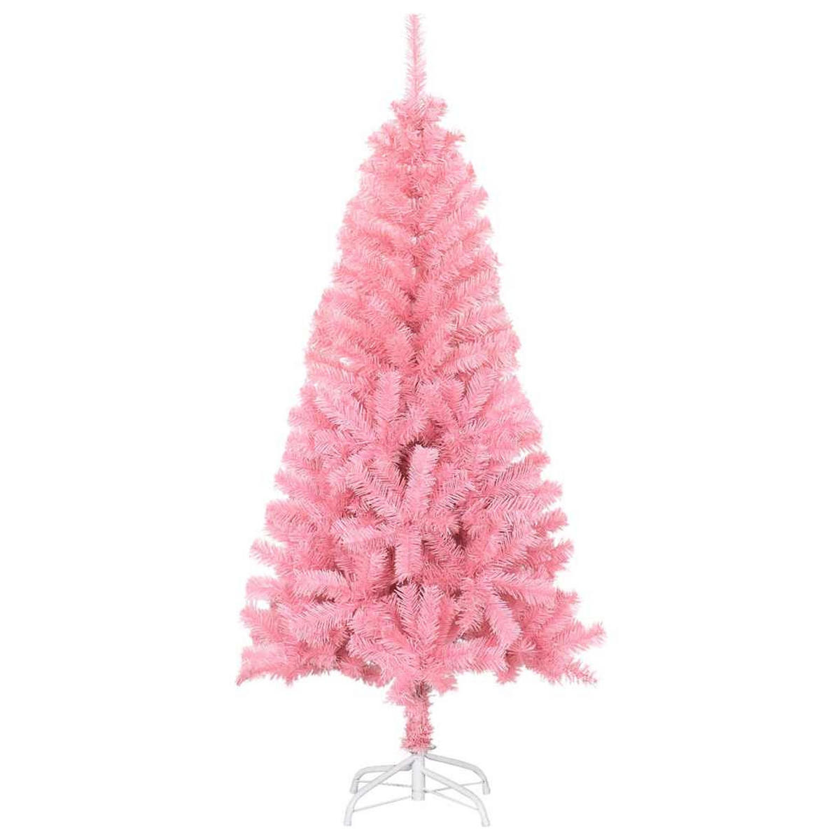 WEIHNACHTSBAUM Künstlicher Mit Ständer Rosa 150 Cm Pvc - Rosa, Kunststoff (150cm) - vidaXL