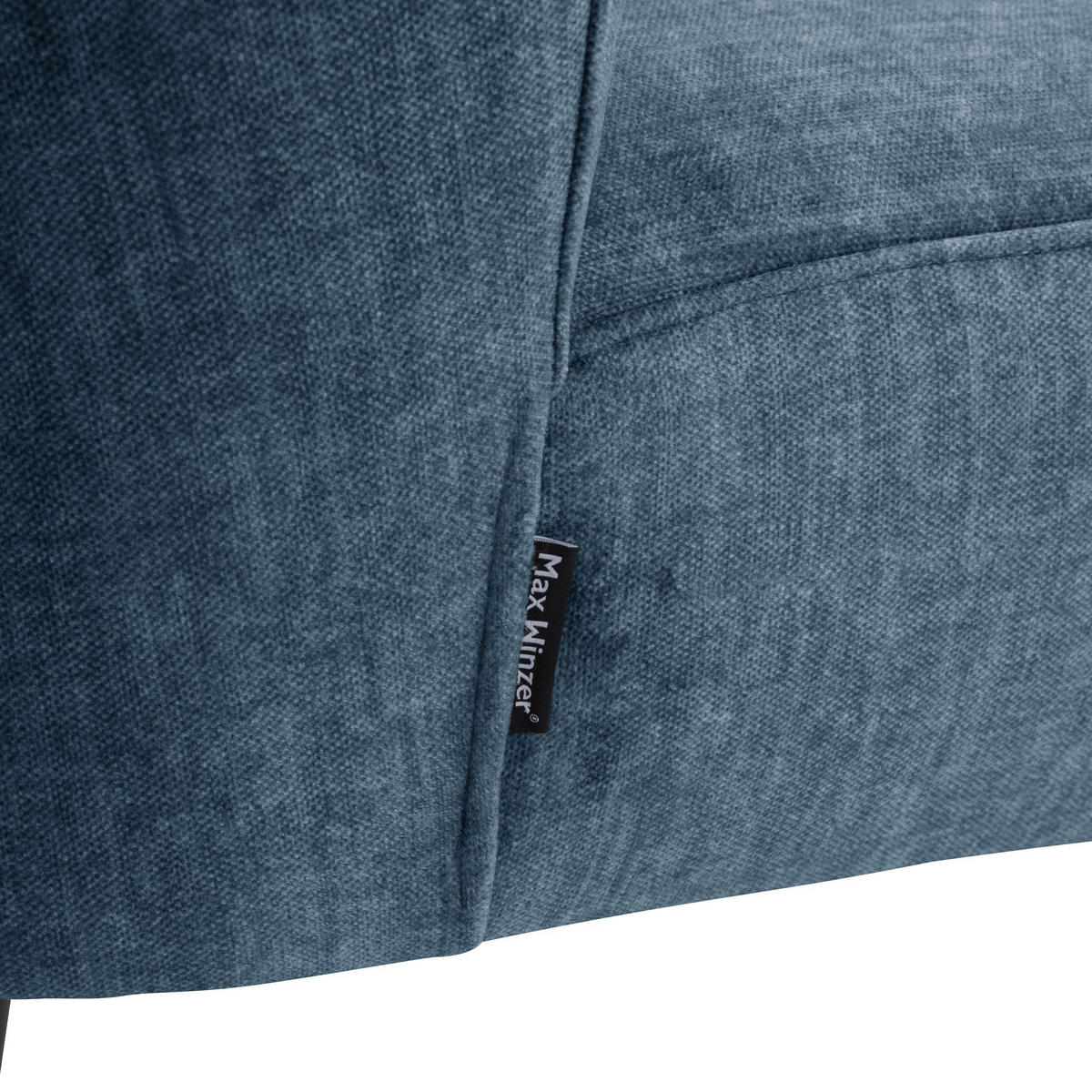 POLSTERSESSEL Kassi Samtvelours dunkelblau - Dunkelblau, Kunststoff (68/80/69cm) - 58aufmkessel