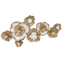 WANDDEKO-OBJEKT aus Metall, 135x67x10cm - Goldfarben, Metall (134.6/10.2/67.3cm) - Wanderlust